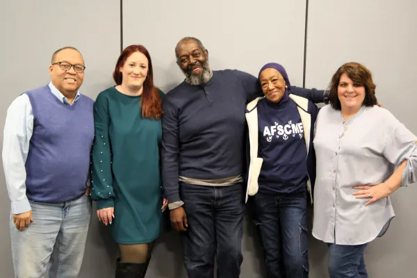 group of AFSCME members