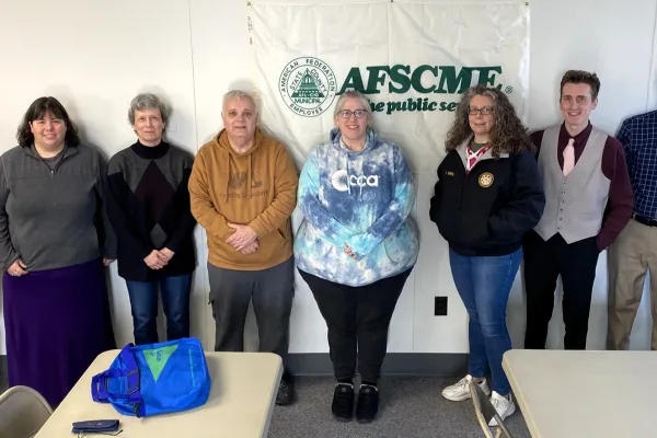 group of AFSCME members