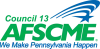 afscme council 13 logo