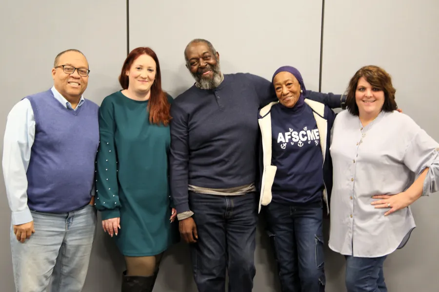 group of AFSCME members