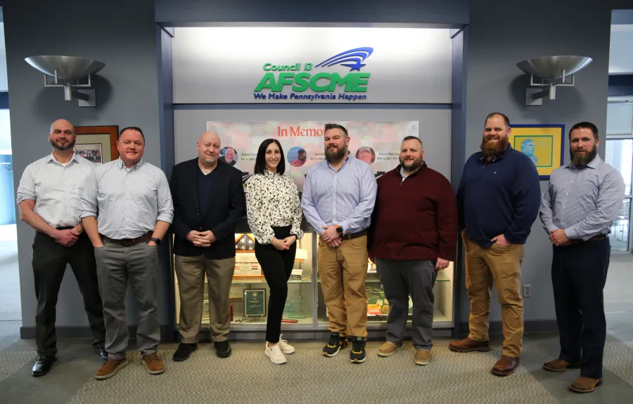 group of AFSCME members