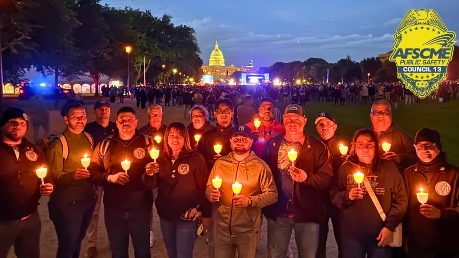 group of AFSCME members