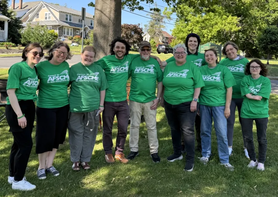 group of AFSCME members