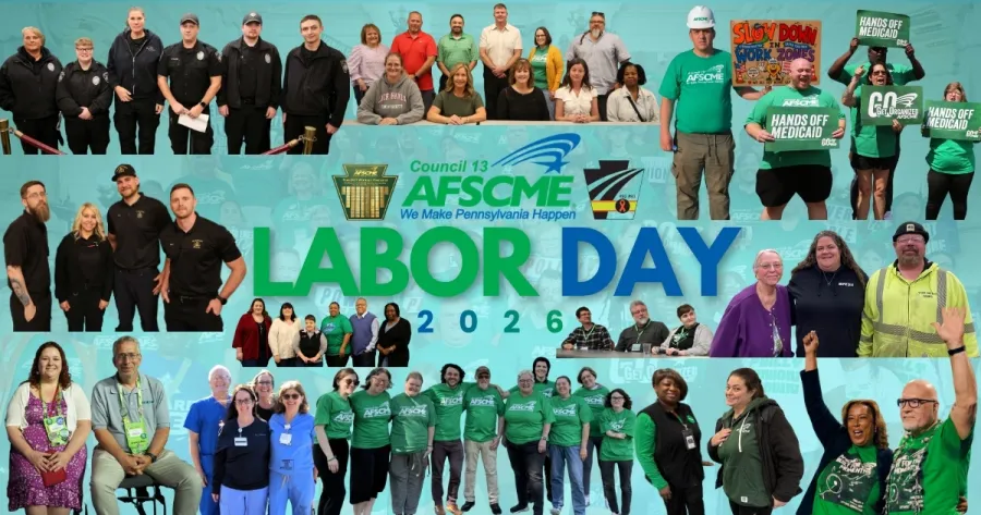 afscme members collage happy labor day