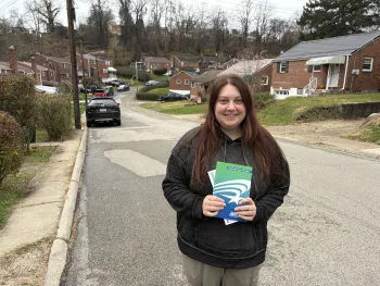 afscme member out knocking doors